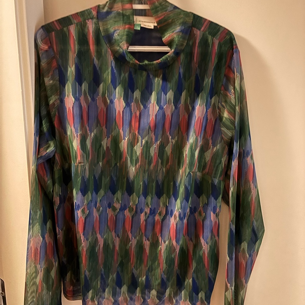 Anthropologie Multicolor Striped Blouse